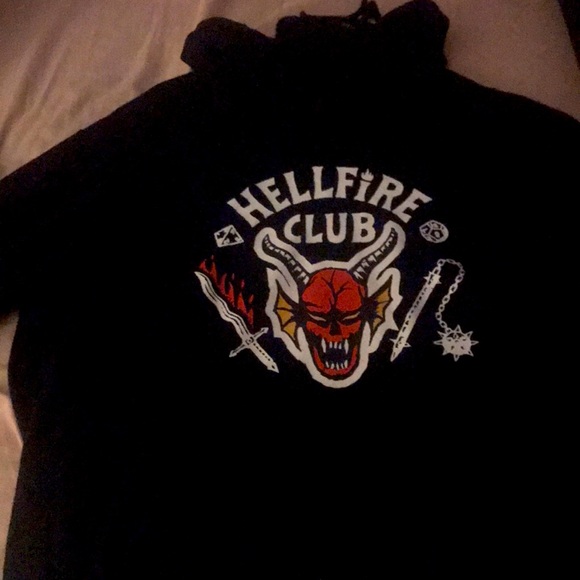 This is a hell fire club from stranger things LG and women and men can where it - Picture 1 of 2